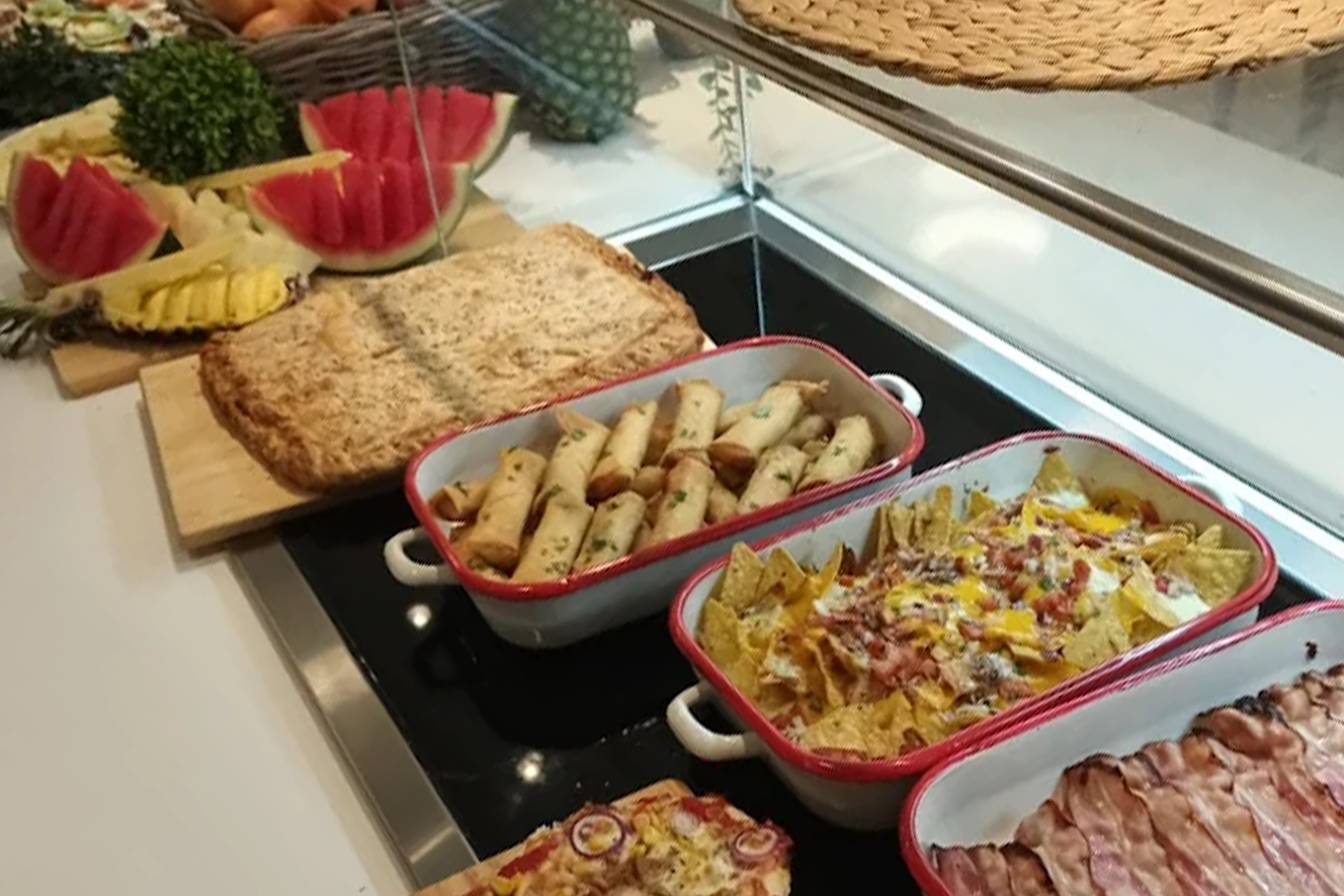 Rich continental buffet