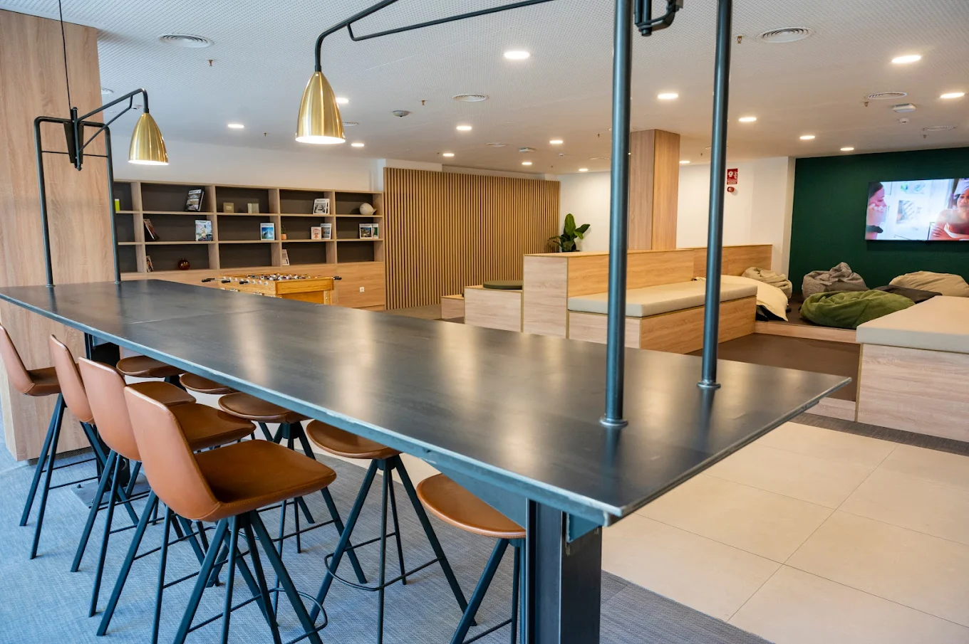 Relax room and common spaces